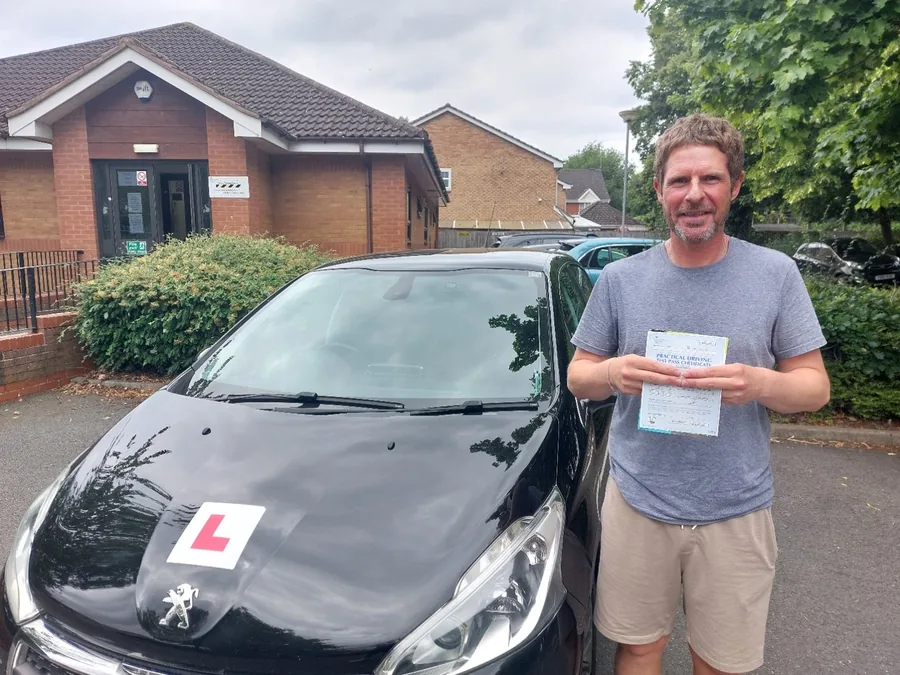 Recent Mals Driving School pupil pass
